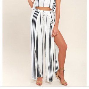 Faithfull the Brand striped, wide leg pants